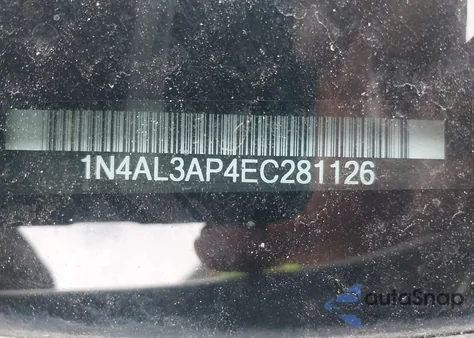 2014 Nissan Altima 2.5 Sv from USA, damaged, VIN 1N4AL3AP4EC281126